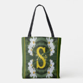 Benutzerdefinierte Monogramm Anfangsbuchstabe Name Tasche (Rückseite)