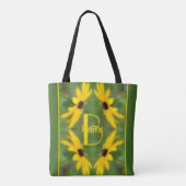 Benutzerdefinierte Monogramm Anfangsbuchstabe Name Tasche (Rückseite)
