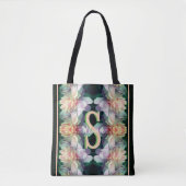 Benutzerdefinierte Monogramm Anfangsbuchstabe Name Tasche (Vorderseite)