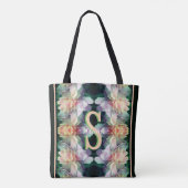 Benutzerdefinierte Monogramm Anfangsbuchstabe Name Tasche (Rückseite)