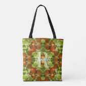 Benutzerdefinierte Monogramm Anfangsbuchstabe Name Tasche (Rückseite)