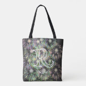 Benutzerdefinierte Monogramm Anfangsbuchstabe Name Tasche (Rückseite)
