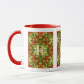 Benutzerdefinierte Monogramm Anfangsbuchstabe Name Tasse (Links)