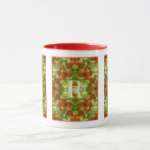 Benutzerdefinierte Monogramm Anfangsbuchstabe Name Tasse (Zentrum)