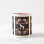 Benutzerdefinierte Monogramm Anfangsbuchstabe Name Tasse (Zentrum)