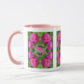 Benutzerdefinierte Monogramm Anfangsbuchstabe Name Tasse (Links)