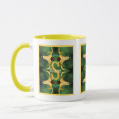 Benutzerdefinierte Monogramm Anfangsbuchstabe Name Tasse (Links)