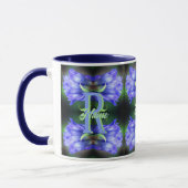Benutzerdefinierte Monogramm Anfangsbuchstabe Name Tasse (Links)