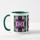 Benutzerdefinierte Monogramm Anfangsbuchstabe Name Tasse (Links)