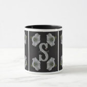 Benutzerdefinierte Monogramm Anfangsbuchstabe Name Tasse (Zentrum)