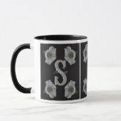Benutzerdefinierte Monogramm Anfangsbuchstabe Name Tasse (Links)