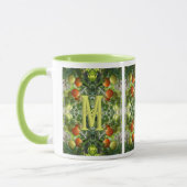 Benutzerdefinierte Monogramm Anfangsbuchstabe Name Tasse (Links)