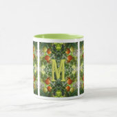 Benutzerdefinierte Monogramm Anfangsbuchstabe Name Tasse (Zentrum)