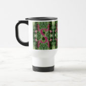 Benutzerdefinierte Monogramm Anfangsname Kiefernza Reisebecher (Links)