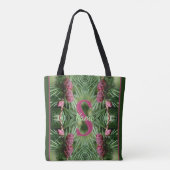 Benutzerdefinierte Monogramm Anfangsname Kiefernza Tasche (Rückseite)