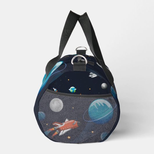 Benutzerdefinierte Monogramm-Außenraumhalterung Mo Duffle Bag (Rechts)