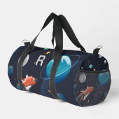 Benutzerdefinierte Monogramm-Außenraumhalterung Mo Duffle Bag (Rechte Ecke)