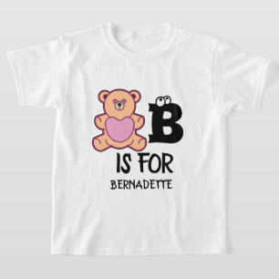 Benutzerdefinierte Monogramm B ist für ein lustige T-Shirt