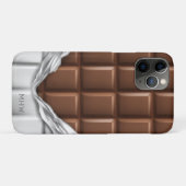 Benutzerdefinierte Monogramm-"Chocolate-Bar"-Telef Case-Mate iPhone Hülle (Rückseite (Horizontal))