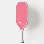 Benutzerdefinierte Monogramm, dramatische rosa neu Pickleball Schläger (Links)
