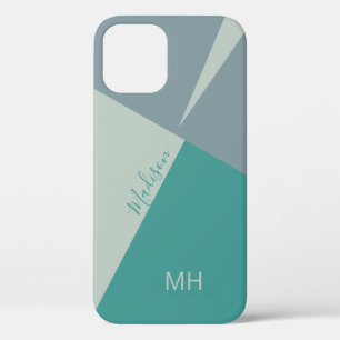 Benutzerdefinierte monogramm-Farbblöcke Telefonfäl Case-Mate iPhone Hülle