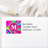 Benutzerdefinierte monogramm-Farbpinselstriche (Vi (Insitu)