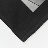 Benutzerdefinierte Monogramm für Schwarz-Rosa-Chev Fleecedecke (Ecke)