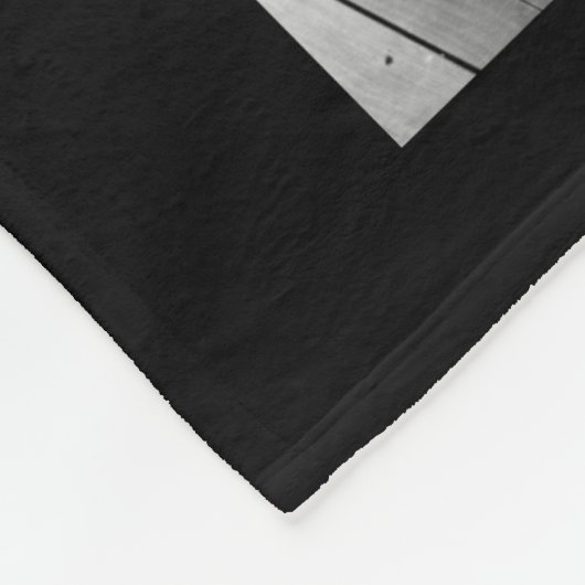 Benutzerdefinierte Monogramm für Schwarz-Rosa-Chev Fleecedecke (Ecke)