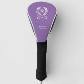Benutzerdefinierte Monogramm-Golf-Schlagkopfabdeck Golf Headcover (Vorderseite)