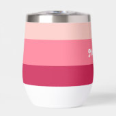 Benutzerdefinierte Monogramm, hellrosa Retrotypogr (Vorderseite)