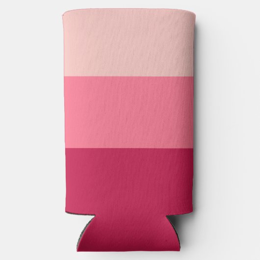 Benutzerdefinierte Monogramm, hellrosa Retrotypogr Selters Dosenkühler (Rückseite)