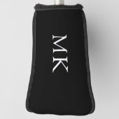 Benutzerdefinierte Monogramm-Initialen Modernes Sc Golf Headcover (Rotieren 90)