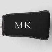 Benutzerdefinierte Monogramm-Initialen Modernes Sc Golf Headcover (Vorderseite)
