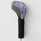 Benutzerdefinierte Monogramm-Initialen-Name Blumen Golf Headcover (angewinkelt)