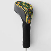 Benutzerdefinierte Monogramm-Initialen Name Gänseb Golf Headcover (angewinkelt)