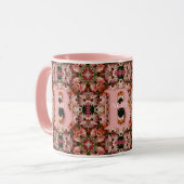 Benutzerdefinierte Monogramm-Initialen Name Gänseb Tasse (Vorderseite Links)