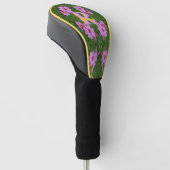 Benutzerdefinierte Monogramm-Initialen Name Rosa G Golf Headcover (angewinkelt)