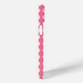 Benutzerdefinierte Monogramm-Initialen rosa Herz Case-Mate iPhone Hülle (Rückseite / Rechts)