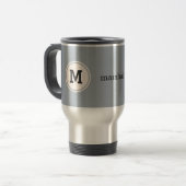 Benutzerdefinierte Monogramm-, Name- und Tasse (Vorderseite Links)