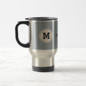 Benutzerdefinierte Monogramm-, Name- und Tasse (Links)