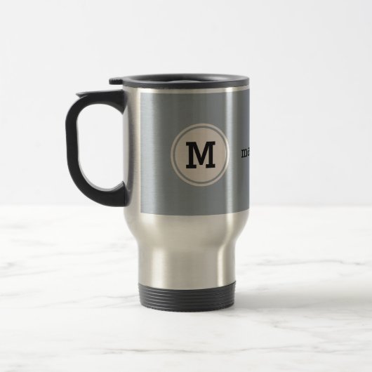 Benutzerdefinierte Monogramm-, Name- und Tasse (Links)