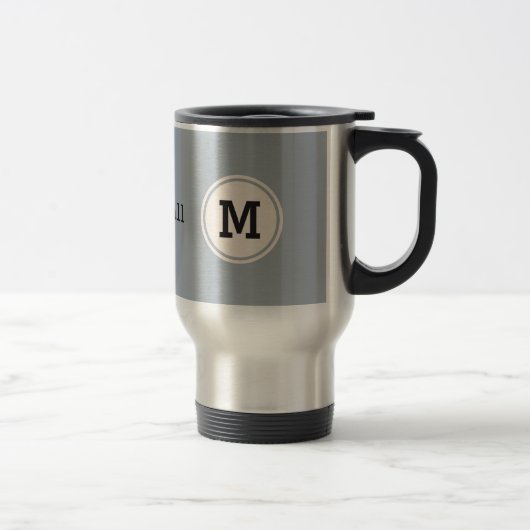 Benutzerdefinierte Monogramm-, Name- und Tasse (Rechts)