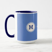 Benutzerdefinierte Monogramm-, Name- und Tasse (Links)