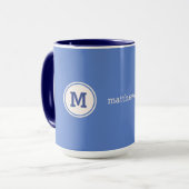 Benutzerdefinierte Monogramm-, Name- und Tasse (Vorderseite Links)