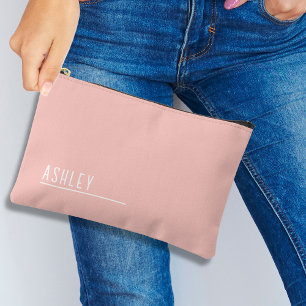 Benutzerdefinierte Monogramm, pachy-rosa neue Zeil Zubehörtasche
