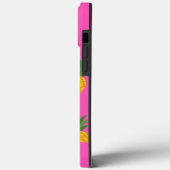 Benutzerdefinierte Monogramm-Pineapple-Hülle-Case- Case-Mate iPhone Hülle (Rückseite / Links)