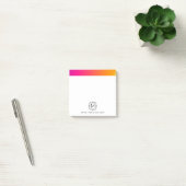 Benutzerdefinierte Monogramm Post-it® Notizen (Büro)
