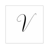Benutzerdefinierte Monogramm-Schrift Initiale Gummistempel (Prägung)