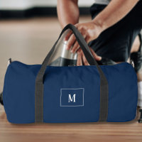 Benutzerdefinierte Monogramm, überall dunkelblau