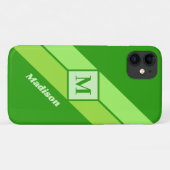 Benutzerdefinierte Monogramm- und Namenssymbole Case-Mate iPhone Hülle (Rückseite (Horizontal))